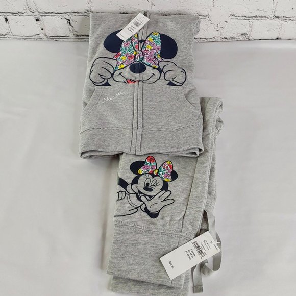 'BABY GAP' JOGGERS 'MINNIE~MOUSE' FLEECE PANTS - Picture 13 of 15